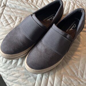 Clarks Women's Audreigh Eve Slip On Blue Size 7 Cloudsteppers Comfort